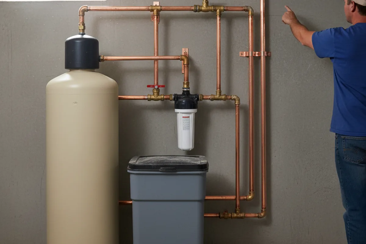 Whole-house water treatment system installed in Lee